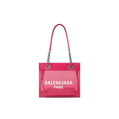 BALENCIAGA WOMEN'S DUTY FREE TOTE BAG SMALL IN PINK 7416032AADB5590 (22.9*18.8*10.9cm)